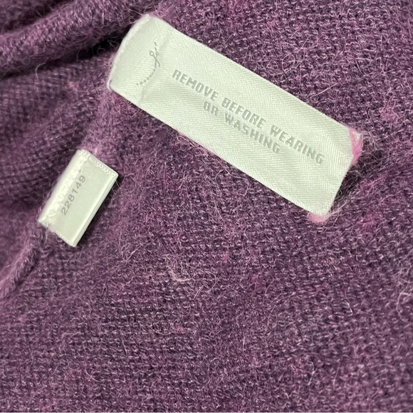 Ann Taylor Purple Ombre Sweater Rabbit Hair Pullover Lavender Bell Sleeves SP - Picture 11 of 13